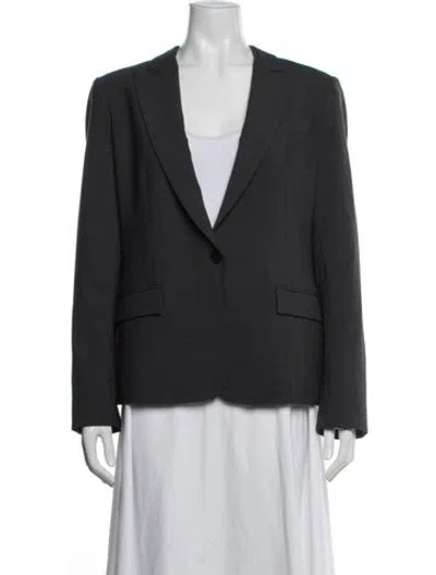 Pre-owned Theory Blazer In Grey