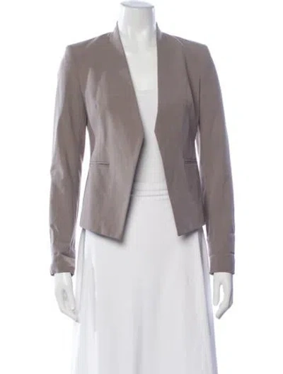 Pre-owned Theory Blazer In Grey