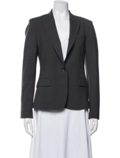 Pre-owned Theory Blazer In Grey