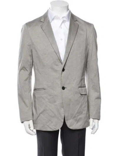 Pre-owned Theory Blazer In Grey