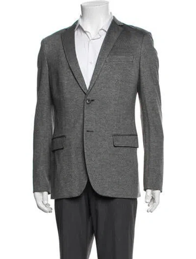 Pre-owned Theory Blazer In Grey