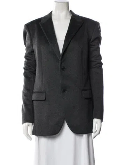 Pre-owned Theory Blazer In Grey