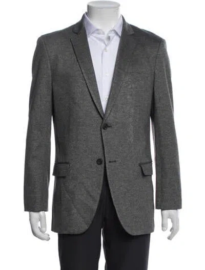 Pre-owned Theory Blazer In Grey