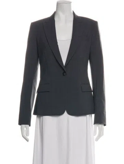 Pre-owned Theory Blazer In Grey