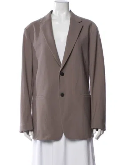 Pre-owned Theory Blazer In Grey