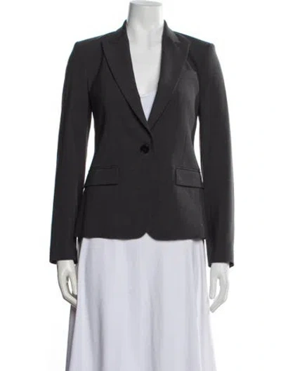 Pre-owned Theory Blazer In Grey