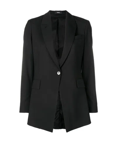 THEORY THEORY SINGLE-BREASTED TAILORED BLAZER