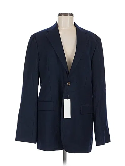 Pre-owned Theory Blazer Jacket In Blue