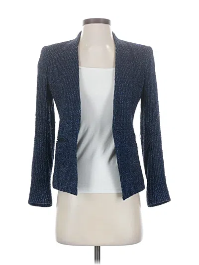 Pre-owned Theory Blazer Jacket In Blue
