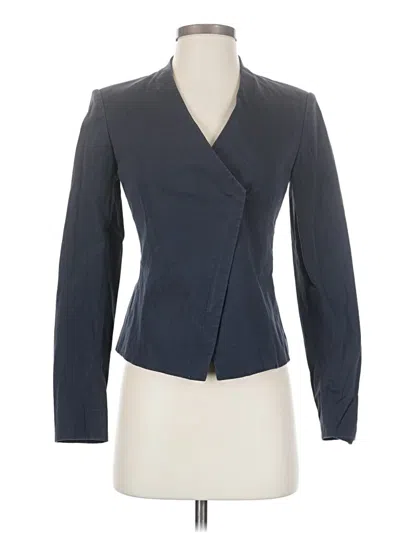Pre-owned Theory Blazer Jacket In Blue