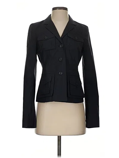 Pre-owned Theory Blazer Jacket In Blue