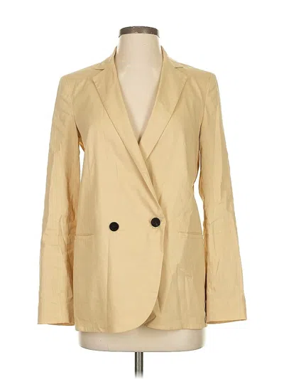 Pre-owned Theory Blazer Jacket In Brown