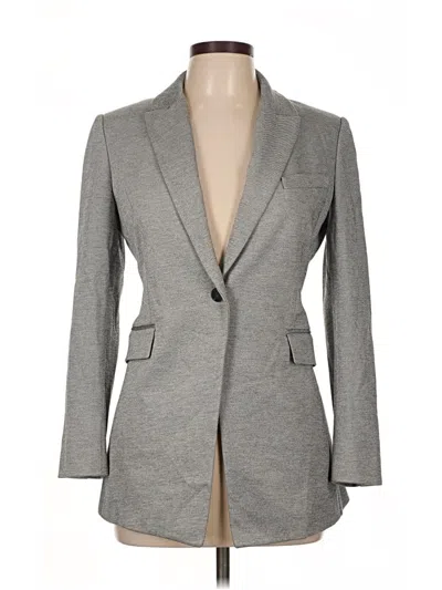 Pre-owned Theory Blazer Jacket In Gray