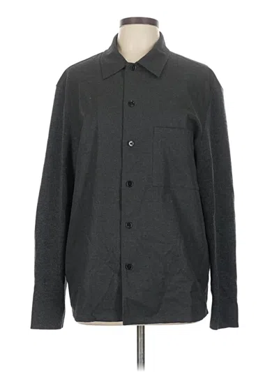 Pre-owned Theory Blazer Jacket In Gray