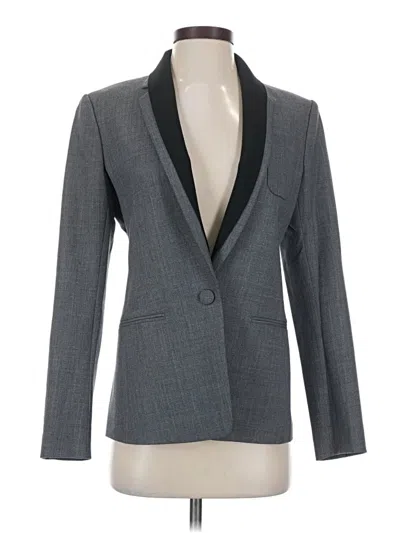Pre-owned Theory Blazer Jacket In Gray