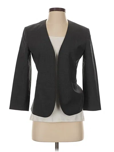 Pre-owned Theory Blazer Jacket In Gray