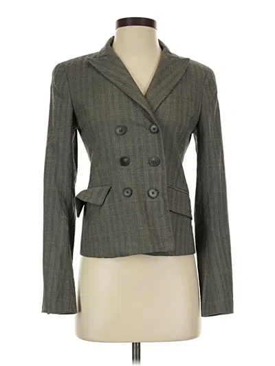 Pre-owned Theory Blazer Jacket In Gray