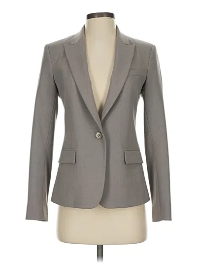 Pre-owned Theory Blazer Jacket In Gray