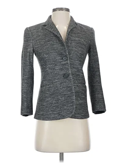 Pre-owned Theory Blazer Jacket In Gray