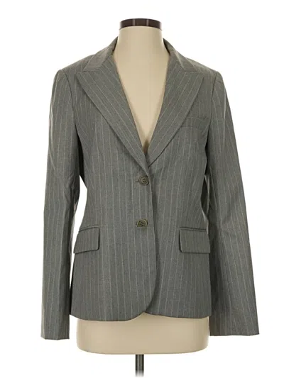 Pre-owned Theory Blazer Jacket In Gray