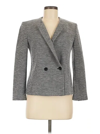 Pre-owned Theory Blazer Jacket In Gray