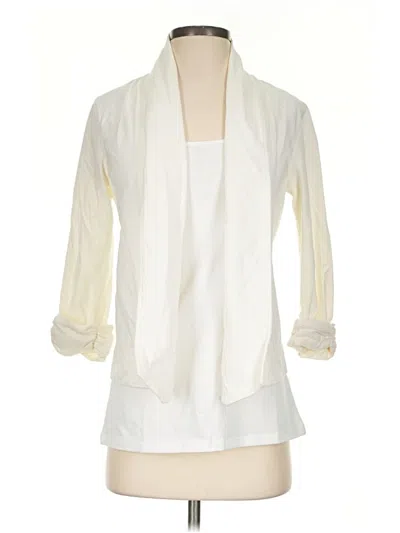 Pre-owned Theory Blazer Jacket In Ivory