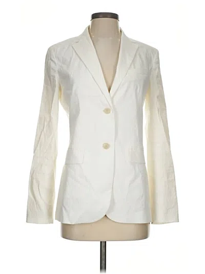 Pre-owned Theory Blazer Jacket In Ivory