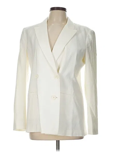 Pre-owned Theory Blazer Jacket In Ivory