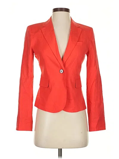 Pre-owned Theory Blazer Jacket In Orange
