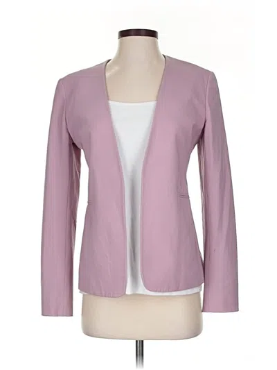 Pre-owned Theory Blazer Jacket In Pink