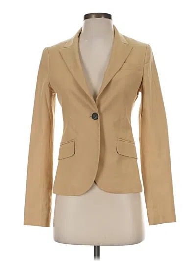 Pre-owned Theory Blazer Jacket In Tan