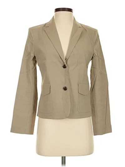 Pre-owned Theory Blazer Jacket In Tan