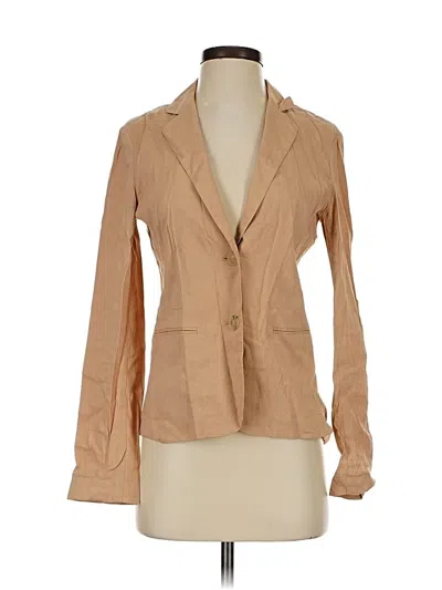 Pre-owned Theory Blazer Jacket In Tan