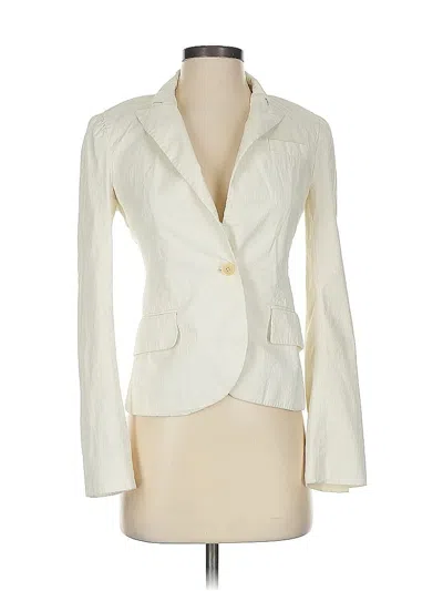 Pre-owned Theory Blazer Jacket In White