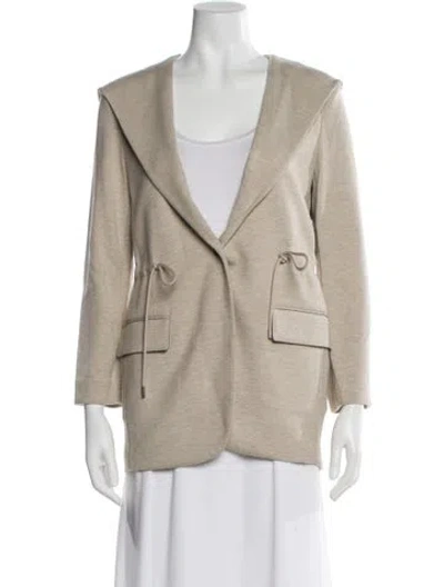 Pre-owned Theory Blazer In Neutral