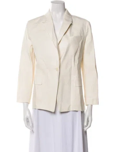 Pre-owned Theory Blazer In Neutral