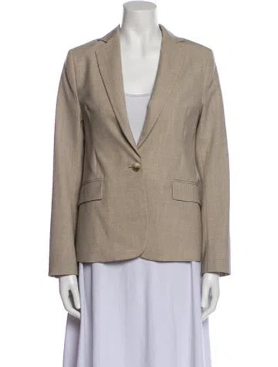 Pre-owned Theory Blazer In Neutral