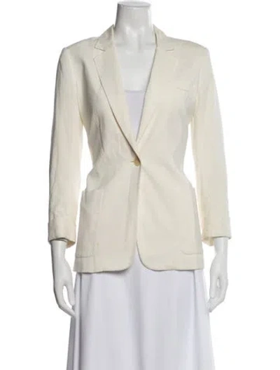 Pre-owned Theory Blazer In Neutral