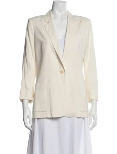 Pre-owned Theory Blazer In Neutral