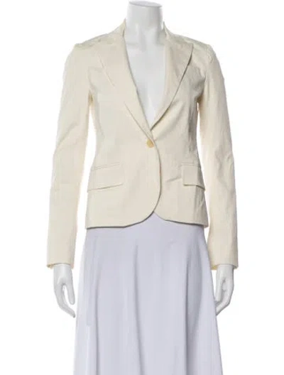 Pre-owned Theory Blazer In Neutral