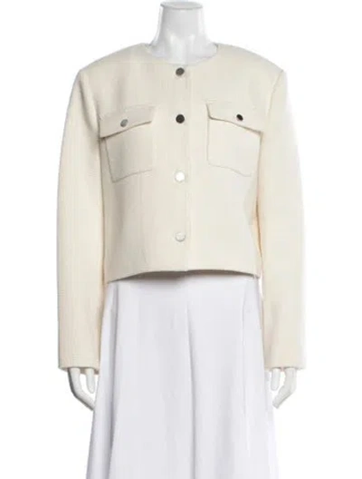 Pre-owned Theory Blazer In Neutral