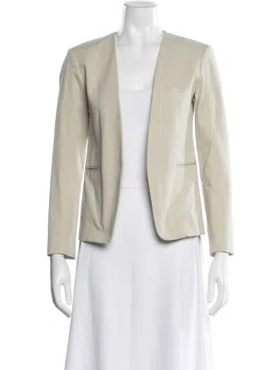 Pre-owned Theory Blazer In Neutral