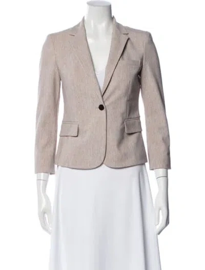 Pre-owned Theory Blazer In Neutral