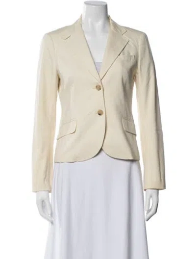 Pre-owned Theory Blazer In Neutral