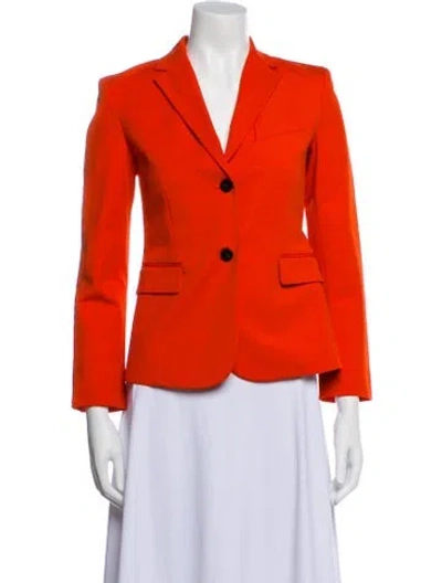 Pre-owned Theory Blazer In Orange