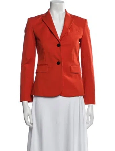Pre-owned Theory Blazer In Orange