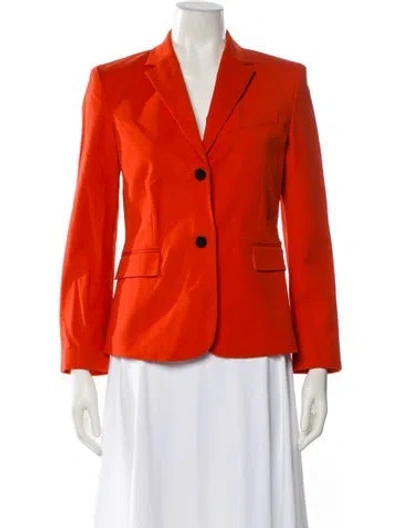 Pre-owned Theory Blazer In Orange
