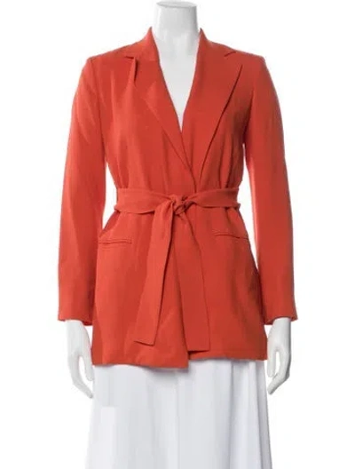 Pre-owned Theory Blazer In Orange