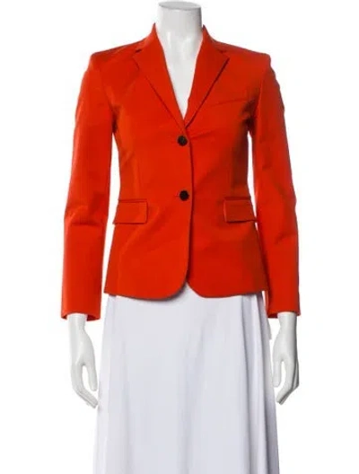 Pre-owned Theory Blazer In Orange