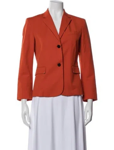 Pre-owned Theory Blazer In Orange
